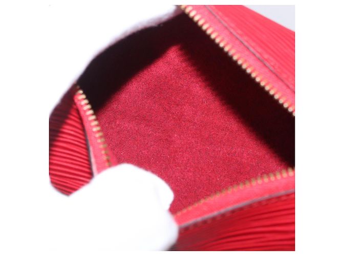 LOUIS VUITTON Epi Soufflot Hand Bag Red M52227 LV - vista 25