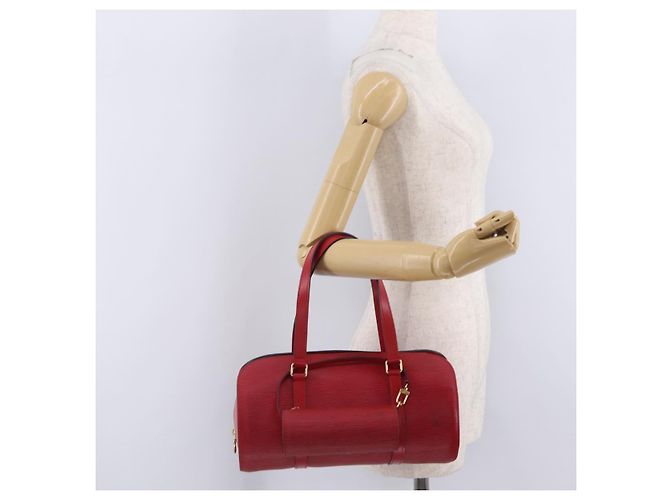 LOUIS VUITTON Epi Soufflot Hand Bag Red M52227 LV - vista 26