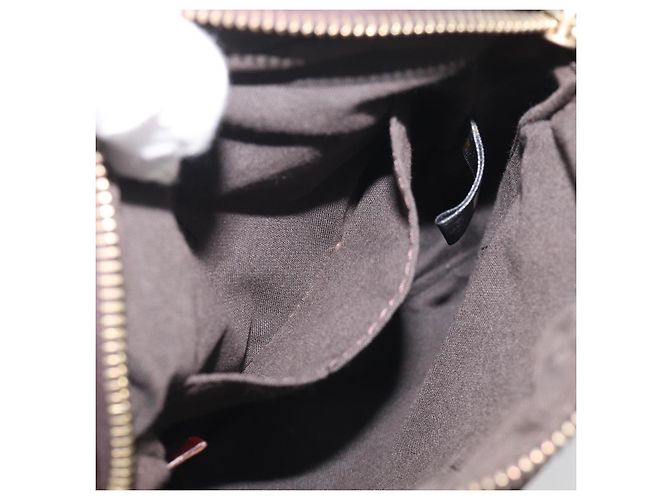 FENDI Zucchino Canvas Shoulder Bag Beige Gold - vista 21