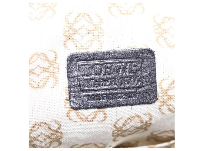 LOEWE Tote Bag Leather Black Gold - vista 12
