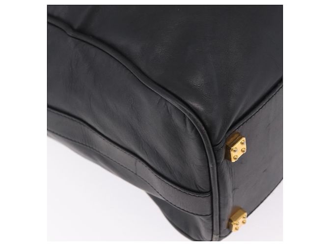 LOEWE Tote Bag Leather Black Gold - vista 15