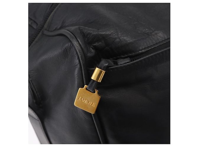 LOEWE Tote Bag Leather Black Gold - vista 17