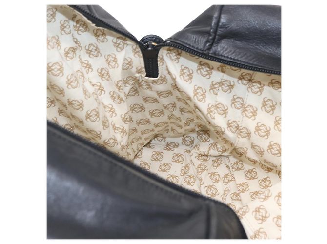 LOEWE Tote Bag Leather Black Gold - vista 20