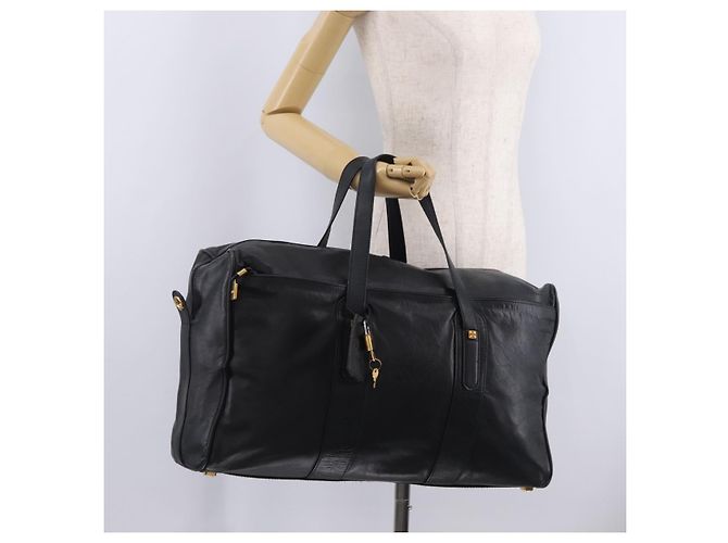 LOEWE Tote Bag Leather Black Gold - vista 23