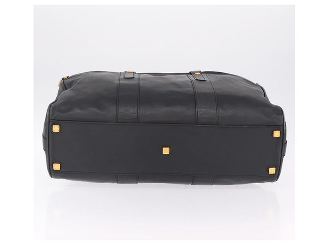LOEWE Tote Bag Leather Black Gold - vista 5