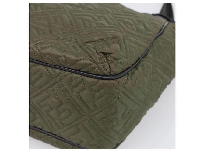 FENDI Shoulder Bag Nylon Green Gold Tone 8BH156 - vista 9