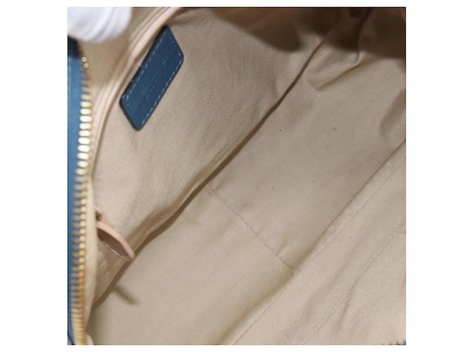 Chloé Chloe Paraty Hand Bag Leather 2way Blue Gold - vista 23