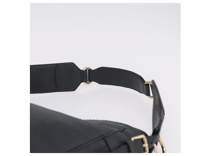 GUCCI Sherry Line Shoulder Bag Leather Gray Silver 247597 - vista 8