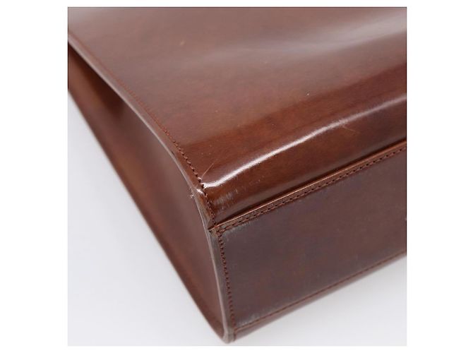 Panthère Cartier PANTHERE Shopper Lackleder Braun Silber - Ansicht 13