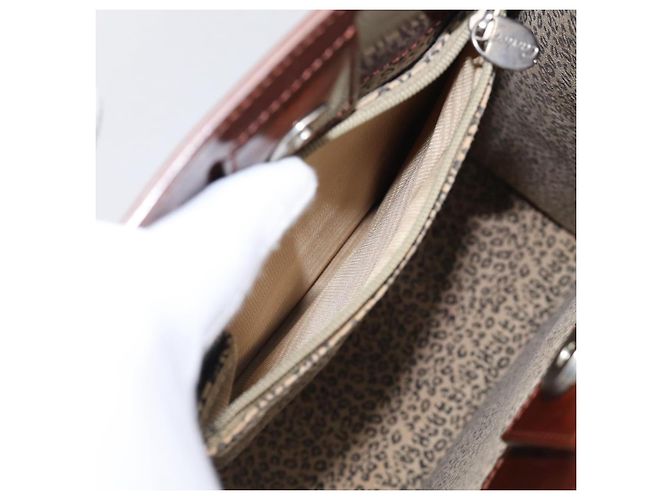 Panthère Cartier PANTHERE Shopper Lackleder Braun Silber - Ansicht 19