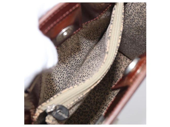 Panthère Cartier PANTHERE Shopper Lackleder Braun Silber - Ansicht 20