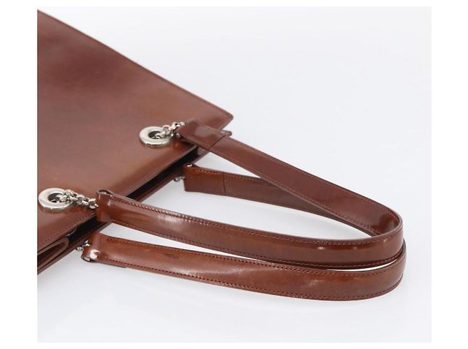 Panthère Cartier PANTHERE Shopper Lackleder Braun Silber - Ansicht 7