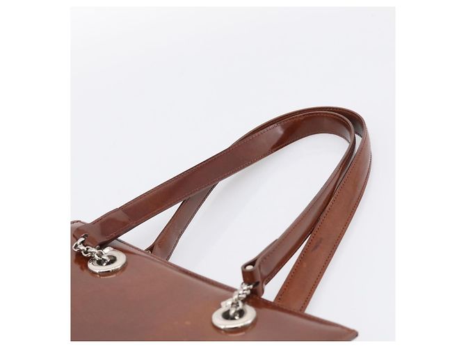 Panthère Cartier PANTHERE Shopper Lackleder Braun Silber - Ansicht 8