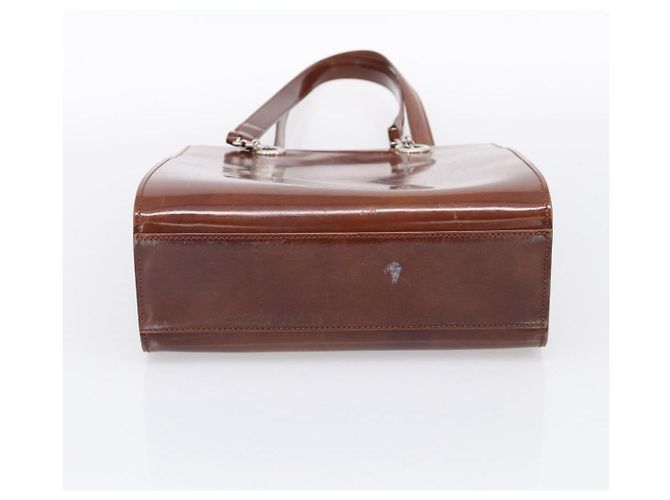 Panthère Cartier PANTHERE Shopper Lackleder Braun Silber - Ansicht 9