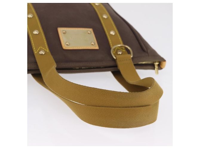 LOUIS VUITTON Antigua Cabas MM Tote Bag Canvas Brown M40086 LV - Ansicht 8