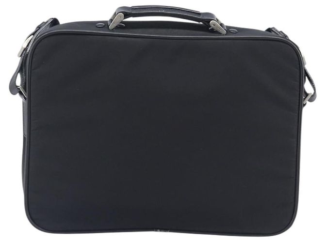 PRADA Business Bag Nylon 2way Black Silver - vista 2