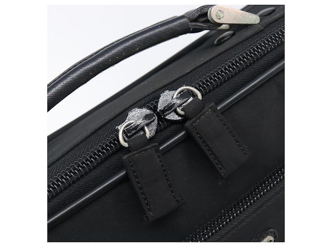 PRADA Business Bag Nylon 2way Black Silver - vista 20