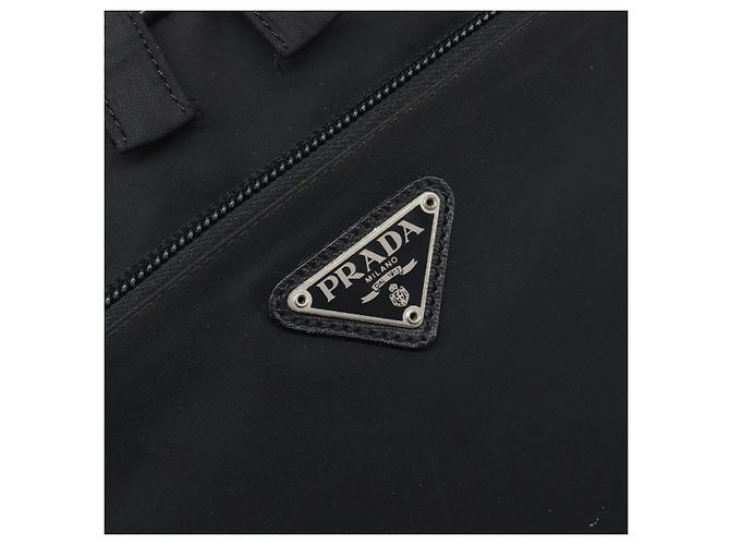 PRADA Business Bag Nylon 2way Black Silver - vista 21