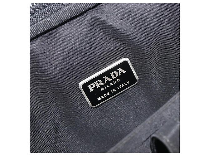 PRADA Business Bag Nylon 2way Black Silver - vista 23