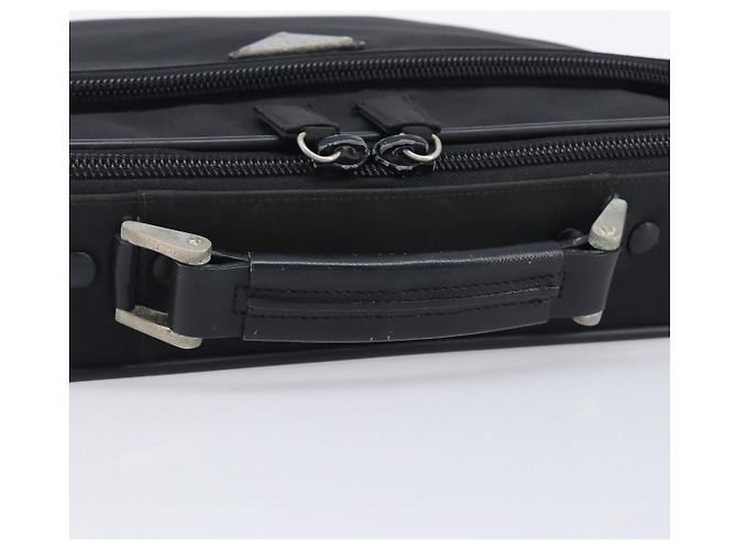 PRADA Business Bag Nylon 2way Black Silver - vista 7
