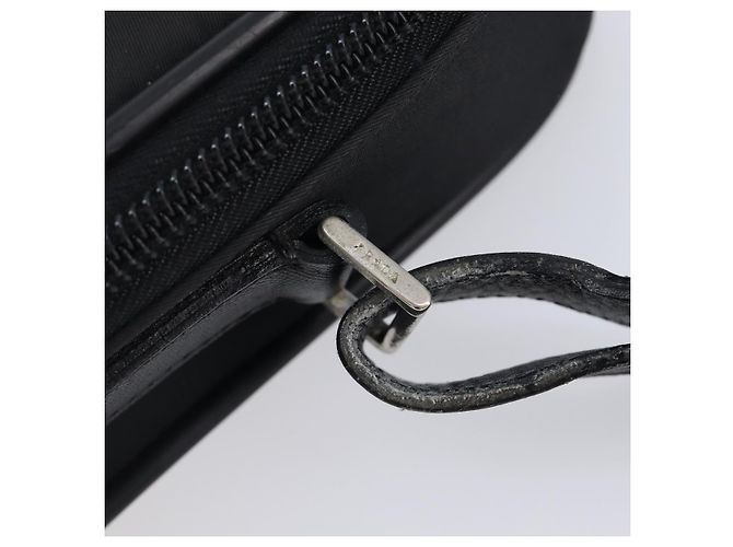 PRADA Business Bag Nylon 2way Black Silver - vista 9