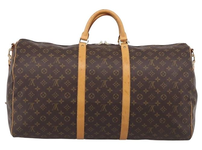 LOUIS VUITTON Monogram Keepall Bandouliere 60 Boston Bag M41412 LV - vista 2