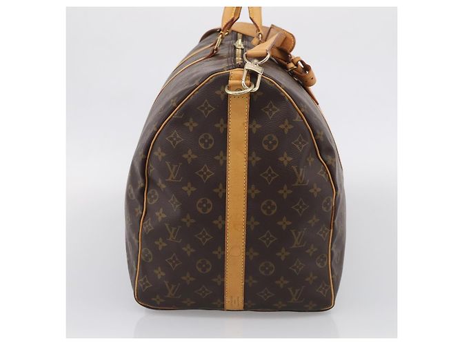 LOUIS VUITTON Monogram Keepall Bandouliere 60 Boston Bag M41412 LV - vista 3