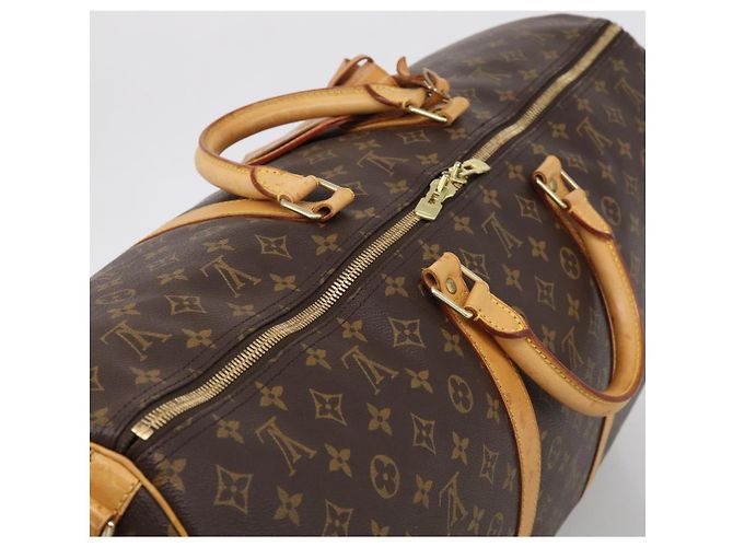 LOUIS VUITTON Monogram Keepall Bandouliere 60 Boston Bag M41412 LV - vista 6
