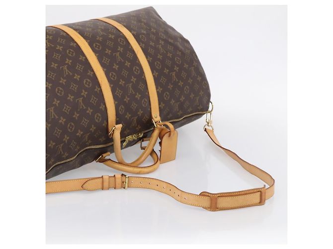 LOUIS VUITTON Monogram Keepall Bandouliere 60 Boston Bag M41412 LV - vista 9