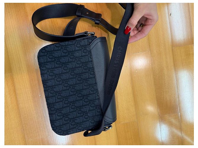 Dior Saddle Bag Monogram Canvas and Leather with Patches - view 7