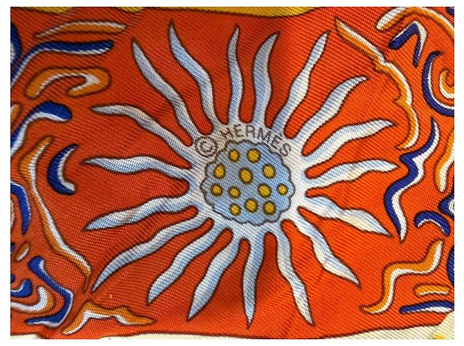 Hermès Mehrfarbiges Seidentuch - Ansicht 3