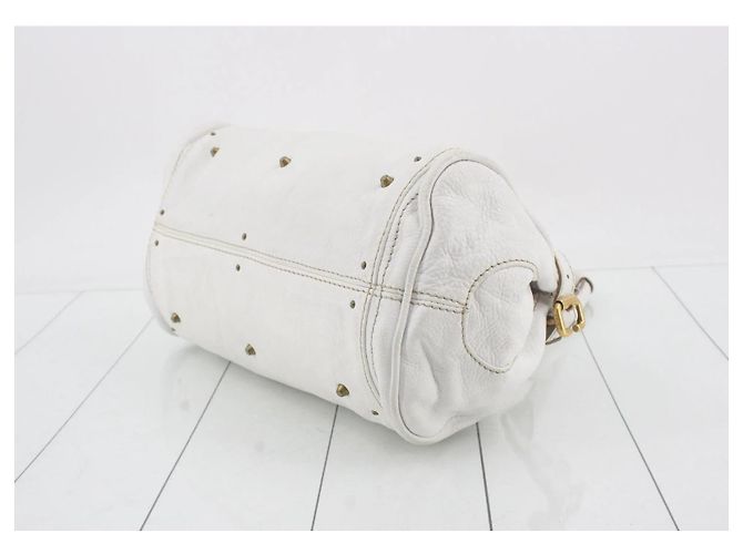 Chloé Borsa Chloe Paddington in pelle bianca - vista 6