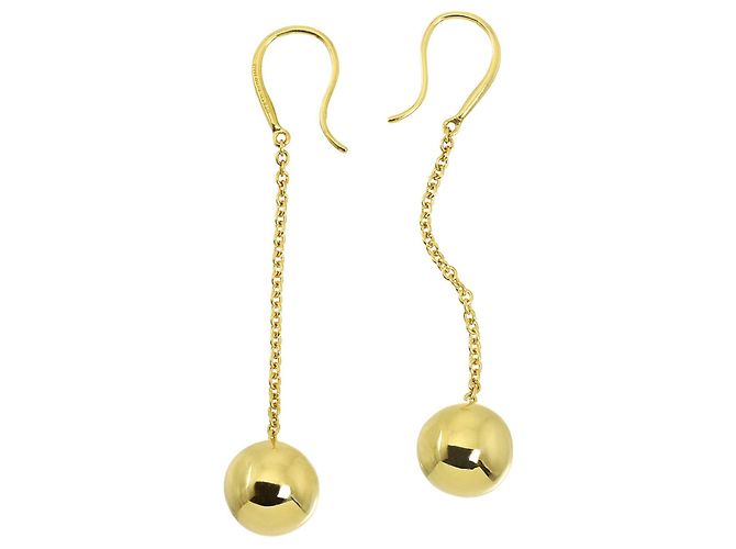 Autre Marque Orecchini a goccia Tiffany & Co. in oro giallo 18K - vista 2