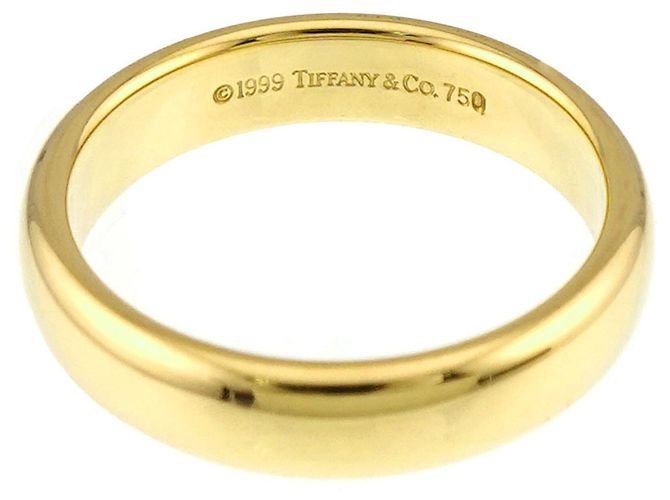 Autre Marque Anello Forever Band di Tiffany & Co. in oro giallo 18K - vista 3