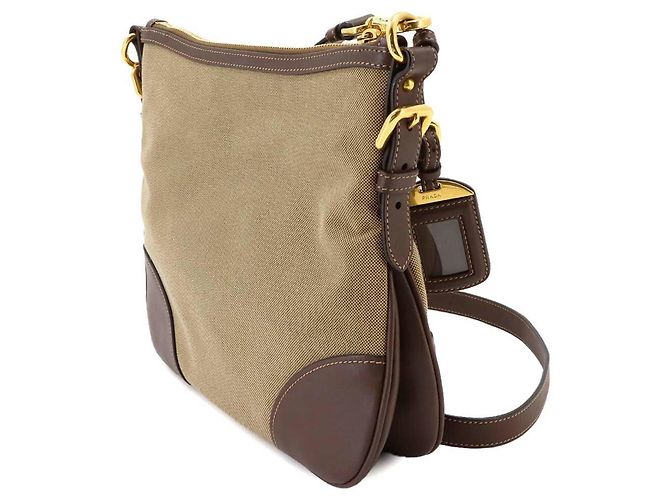 Bolsa de ombro Prada em jacquard - vista 3