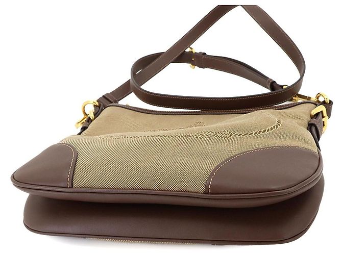 Bolsa de ombro Prada em jacquard - vista 4