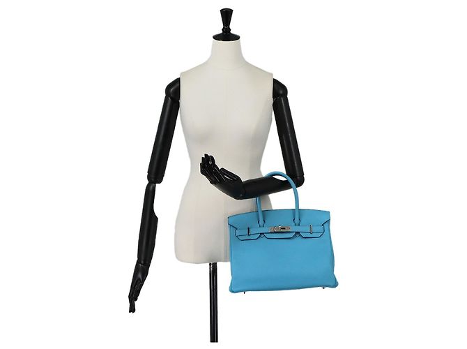 Hermès Borsa Hermes Birkin 30 in pelle Togo - vista 10