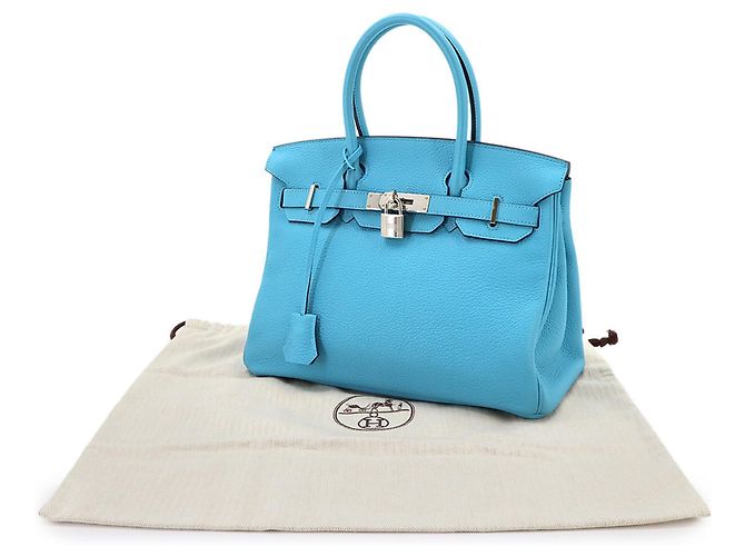 Hermès Borsa Hermes Birkin 30 in pelle Togo - vista 2