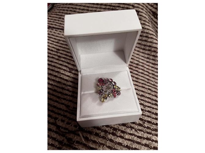Dior 'D' Kristall Logo Ring - Ansicht 2