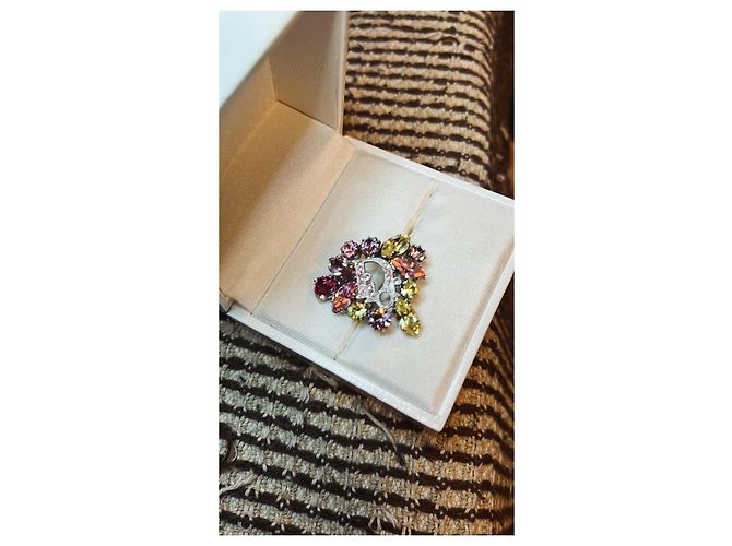 Dior 'D' Kristall Logo Ring - Ansicht 5