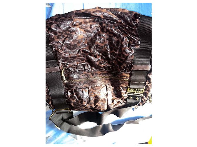 Borsa Hobo in pelle leopardata Just Cavalli - vista 4