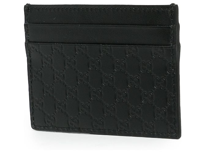 Tarjetero Gucci Black Microguccissima - vista 2