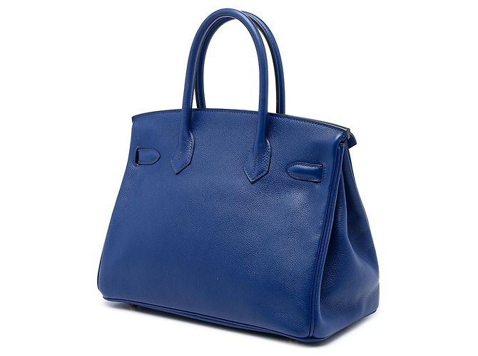 Hermès Blue Togo Birkin Retourne 30 - Ansicht 2