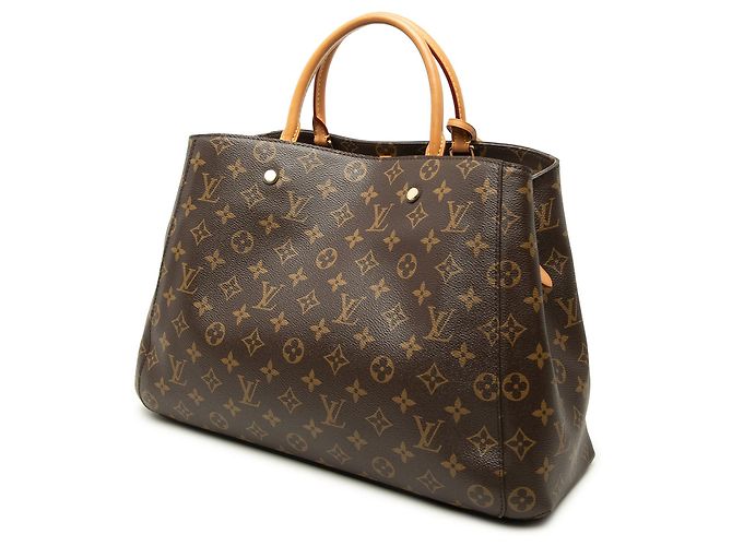 Louis Vuitton Brown Monogram Montaigne GM - vista 2