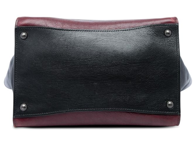 Borsa Prada Red Bicolor Glace Calf Twin Pocket Double Handle Satchel - vista 3