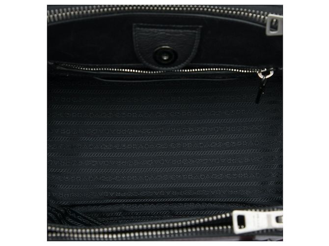 Borsa Prada Red Bicolor Glace Calf Twin Pocket Double Handle Satchel - vista 4