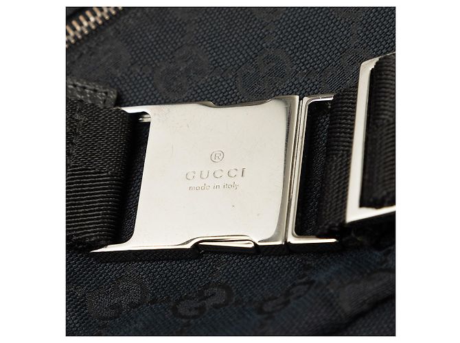 Borsa cintura Gucci Black GG Canvas con doppia tasca - vista 6