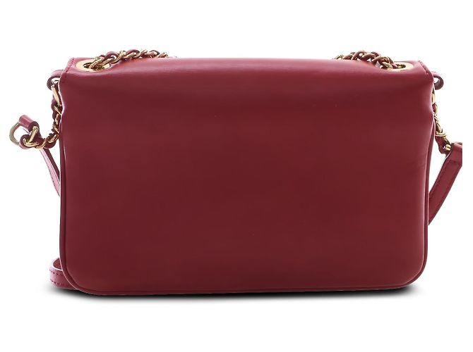 Chanel Red Small Quilted Lambskin CC Unchained Flap - vista 2