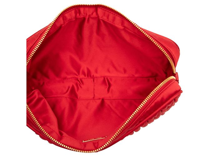 Clutch Miu Miu in nappa matelassé rossa - vista 4