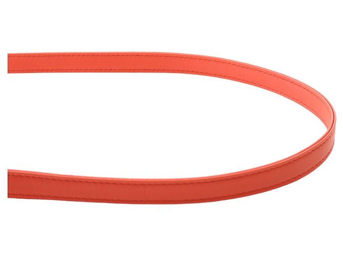 Dior Orange Medium Lambskin Cannage Lady Dior - vista 14
